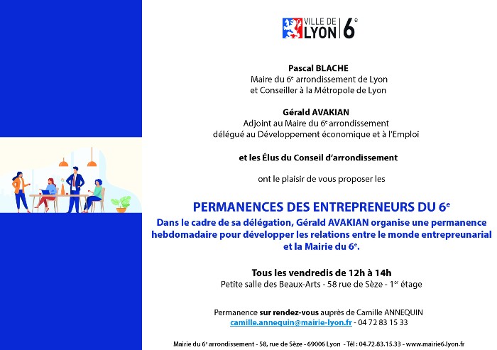 Permanences des Entrepreneurs du 6e - L Vignette