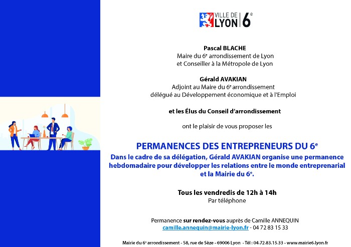 Permanences des Entrepreneurs du 6e - L Vignette