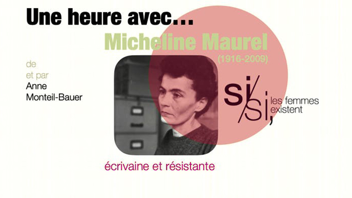 Une heure avec...Micheline Maurel